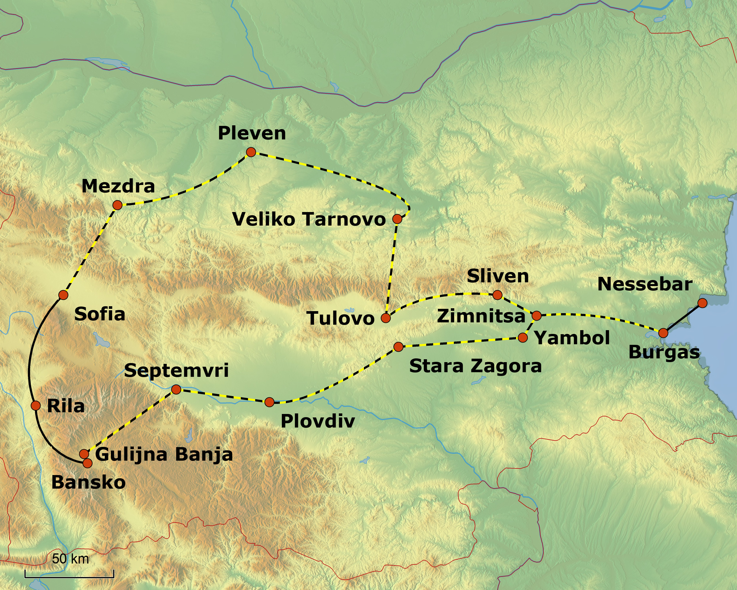 IGE Salontriebwagen Bulgarien Rhodopenbahn